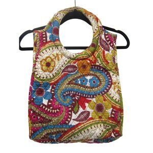 Quilted‎ Snap-Together Large Tote Bag